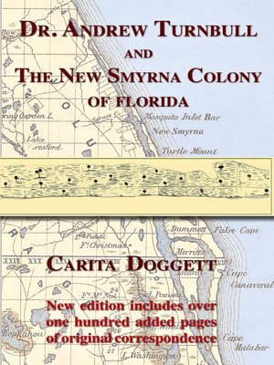 cover image of Dr. Andrew Turnbull and the New Smyrna Colony of Florida